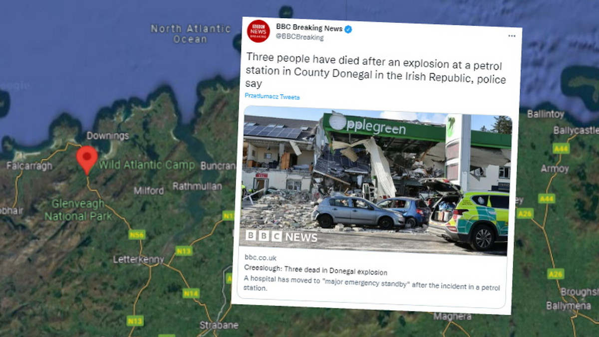 Tragedia w Irlandii. Wybuchy na stacji benzynowej