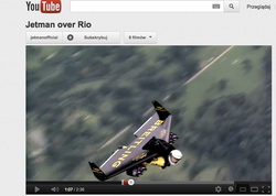 Zobacz, jak Jetman ląduje na plaży Copacabana!