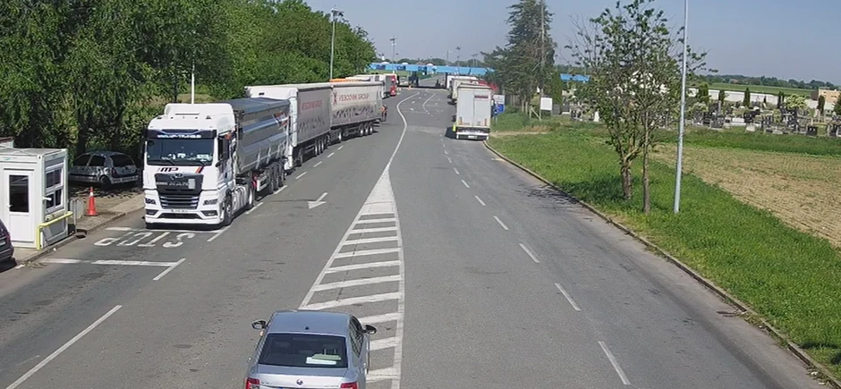 Granični prelaz Šid - ulaz