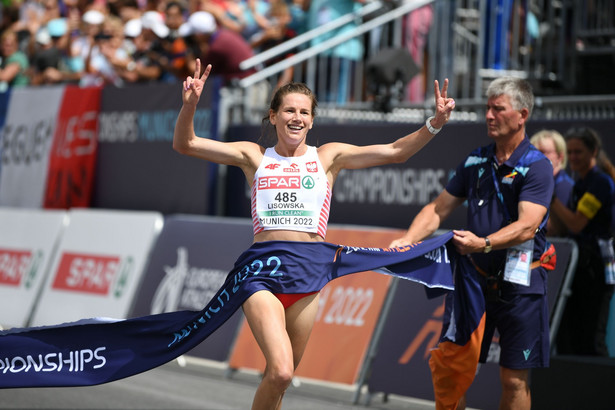Polka Aleksandra Lisowska wygrywa maraton podczas lekkoatletycznych mistrzostw Europy w Monachium