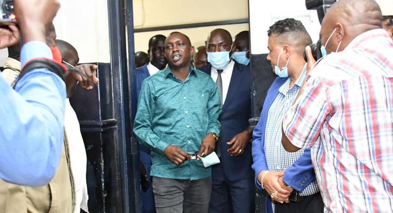 Kapsaret MP Oscar Sudi during a court appearance