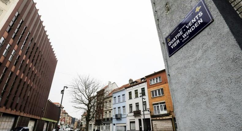 The Brussels neighbourhood of Molenbeek is seen January 24, 2017, where police searched houses in a series of anti-terror related raids February 7, 2017