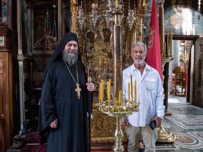 Mel Gibson u Hilandaru