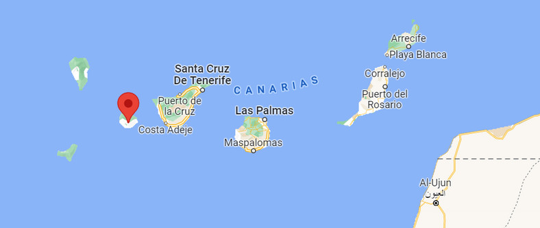 La Gomera jest położona w archipelagu Wysp Kanaryjskich