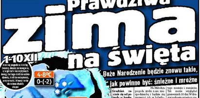 Zima przyjdzie na święta