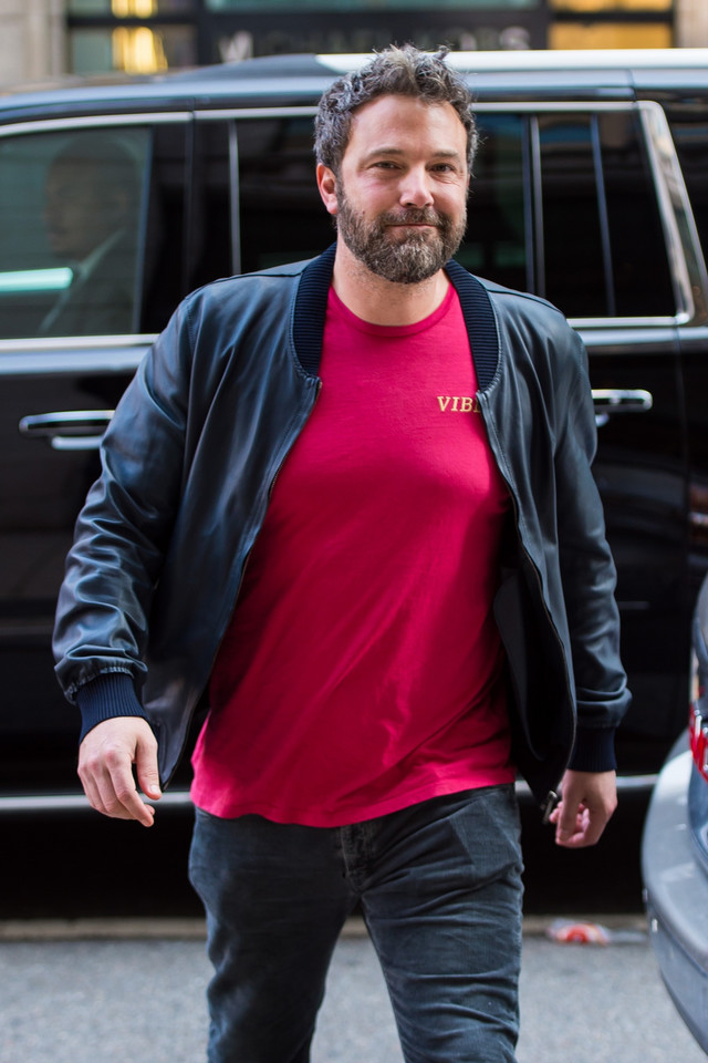 Ben Affleck z partnerką na spacerze po Nowym Jorku