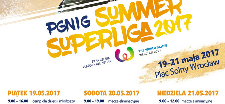 Turniej PGNiG Summer Superliga na wrocławskim placu Solnym