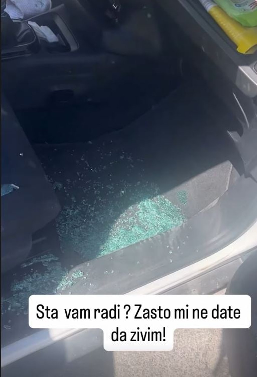 Mirjani Pajković demoliran automobil