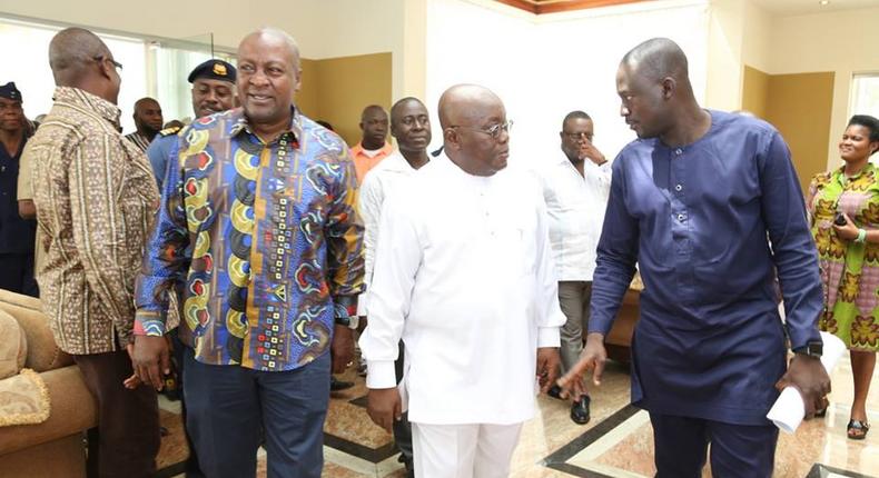 John Mahama and Nana Addo