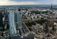 Warszawa z lotu ptaka 