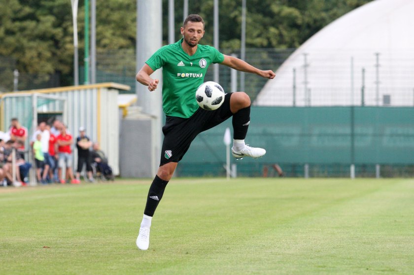 Pilka nozna. Sparing. Legia Warszawa - Mazur Karczew. 17.06.2018