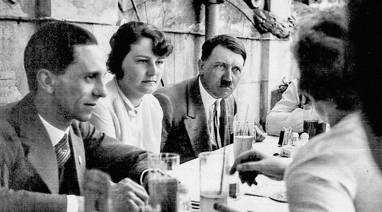 Goebbels, Geli Raubal és Hitler Obersalzburgban, 1929 környékén /Fotó: Northfoto