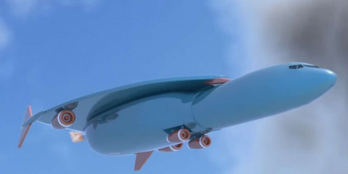 supersoniczny samolot Airbusa