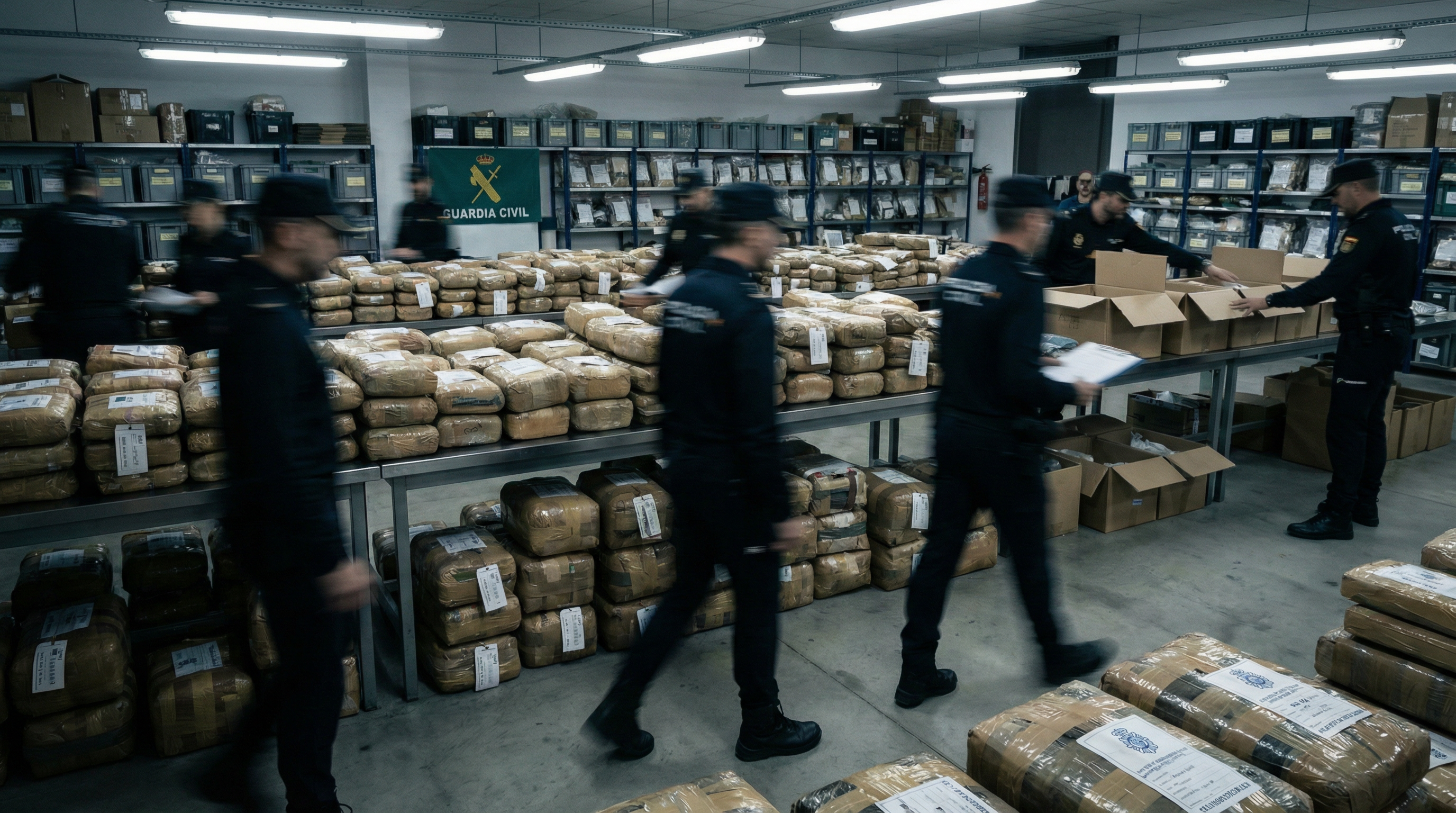 105 detenidos y 10.400 kilos incautados en golpe histórico al narco en Andalucía