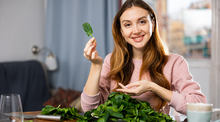 A spenót az egyik legegészségesebb keserű étel/Fotó: Shutterstock