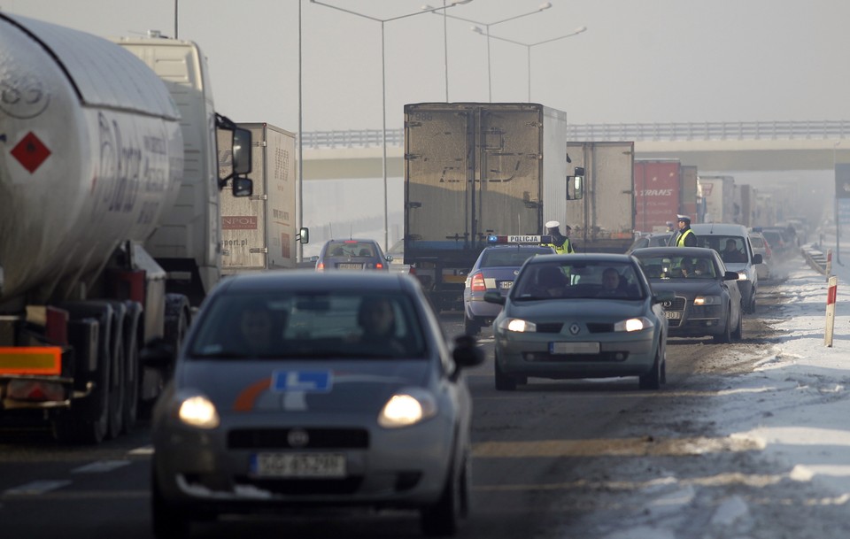 GLIWICE KARAMBOL AUTOSTRADA A4