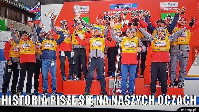 PŚ w Planicy: Kamil Stoch i spółka skończyli sezon. Zobacz MEMY!