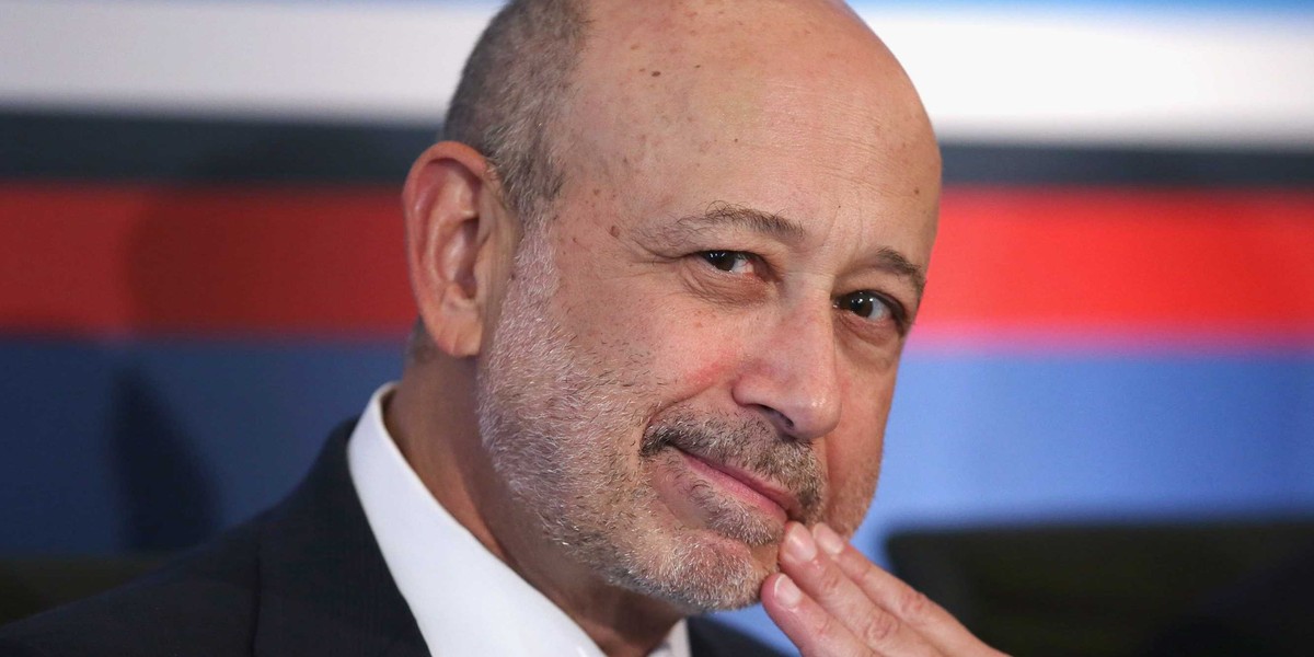 Goldman Sachs CEO Lloyd Blankfein.