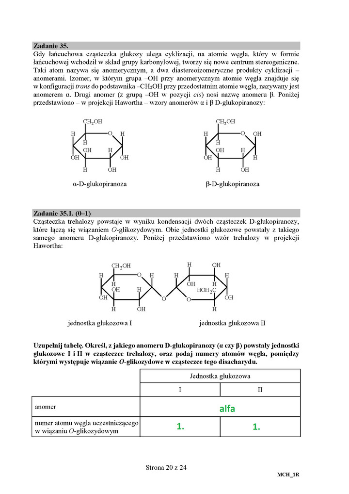 Matura 2020 Chemia odp. 20