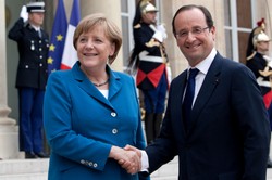 Merkel i Hollande będą razem świętować