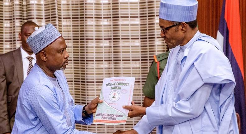 The moment President Buhari gets assets form, asks CCB to keep it safe from his opponents (PUNCH)