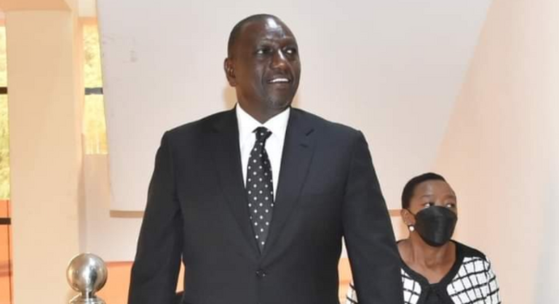 Deputy President William Ruto with his wife Rachel Ruto