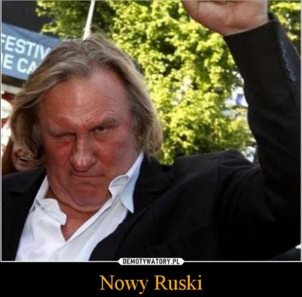 Depardieu ruskiem pjanyj demot