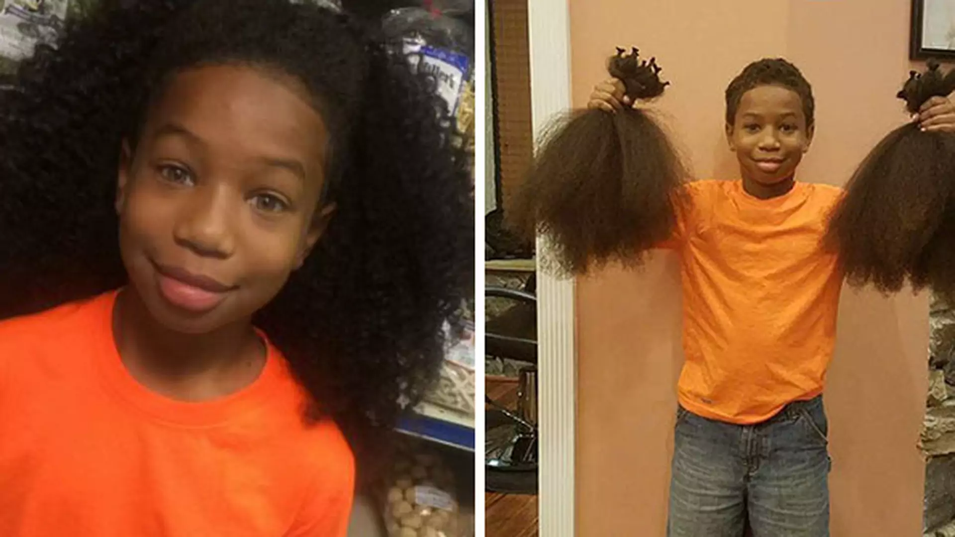 Chłopiec zapuszczał włosy przez 2 lata, by pomóc dzieciom chorym na raka