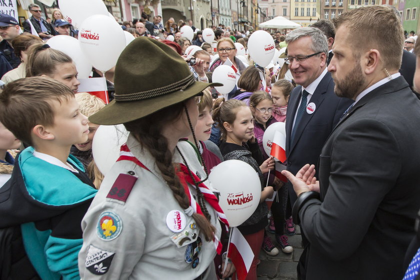 Preyzdent Komorowski odwiedził Poznań