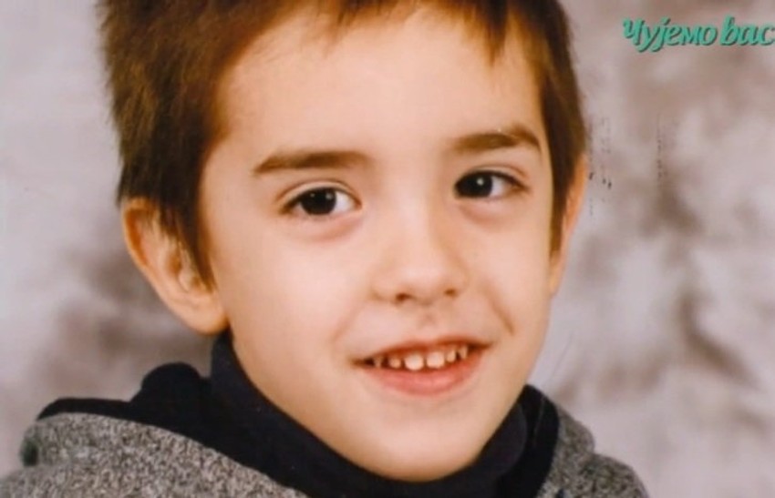 Danilo Krstajić kao dečak