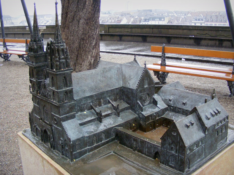 Miniatura Katedry w Bazylei