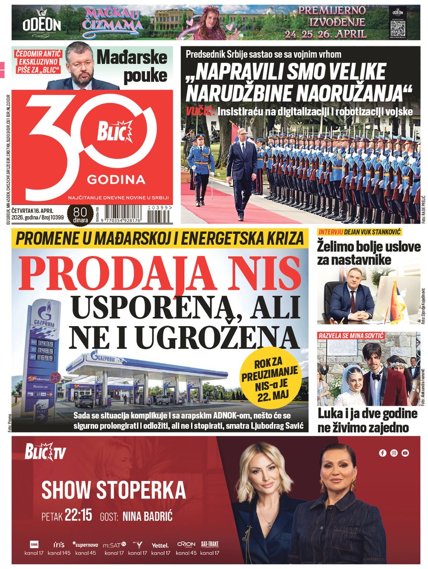 NASLOVNA BLIC