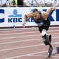 Oscar Pistorius w trakcie biegu