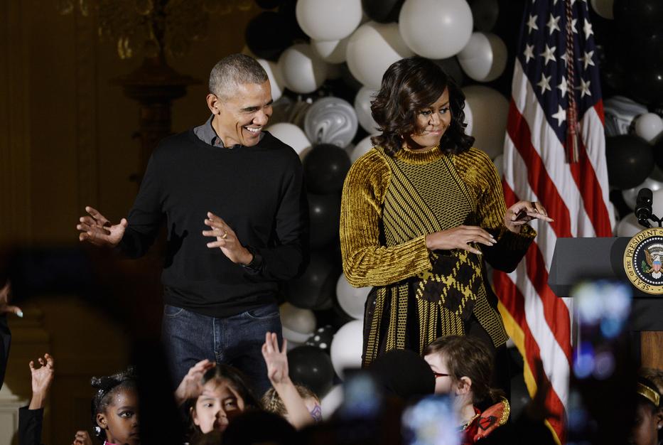 Obama boldogan táncolt a Thrillerre / Fotó: Northfoto