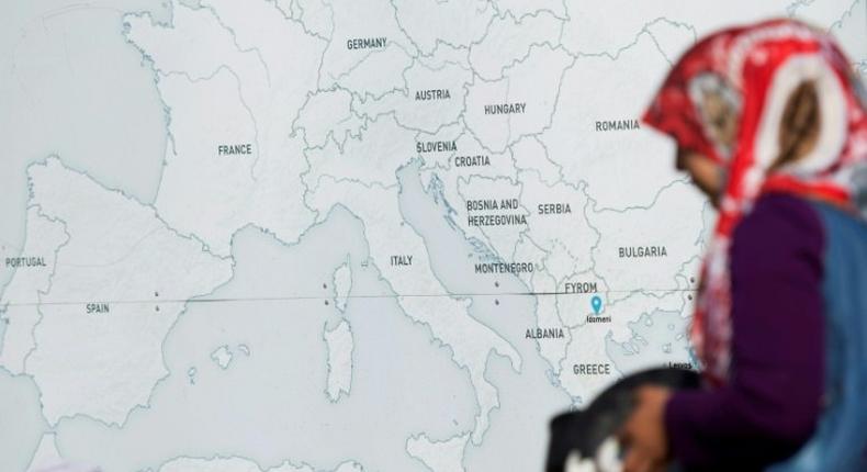 Some 1,000 people from the Middle East, Asia and Africa were expelled in November alone along the Balkans route... more than before, the UN says