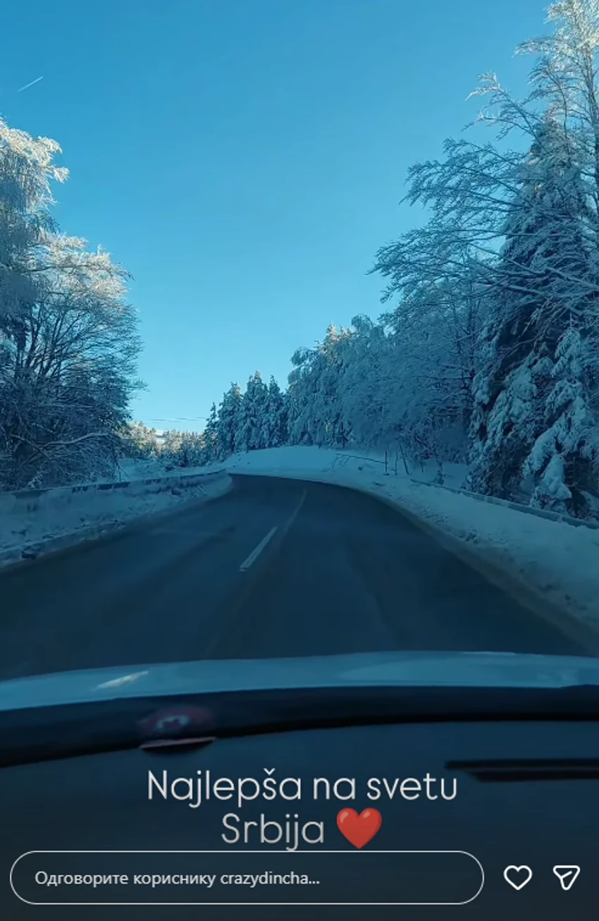 Dinča sa porodicom otišao iz Beograda