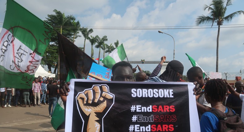 Twitter played a key role in Nigeria's #EndSARS protests last year, which called for the abolition of a brutal police unit.
