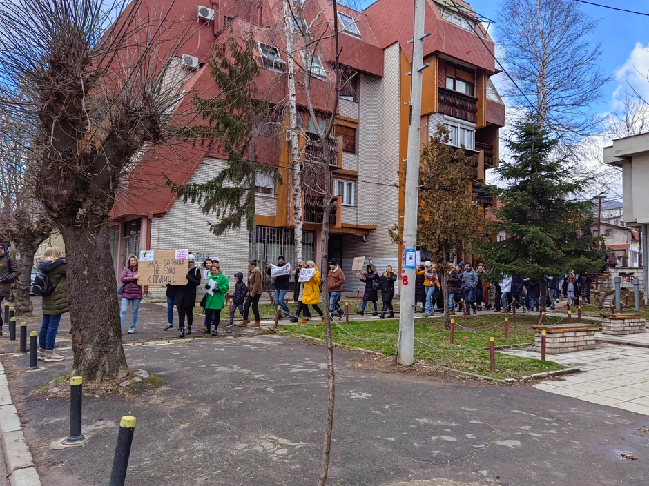 Protest protiv akušerskog nasilja u Vranju