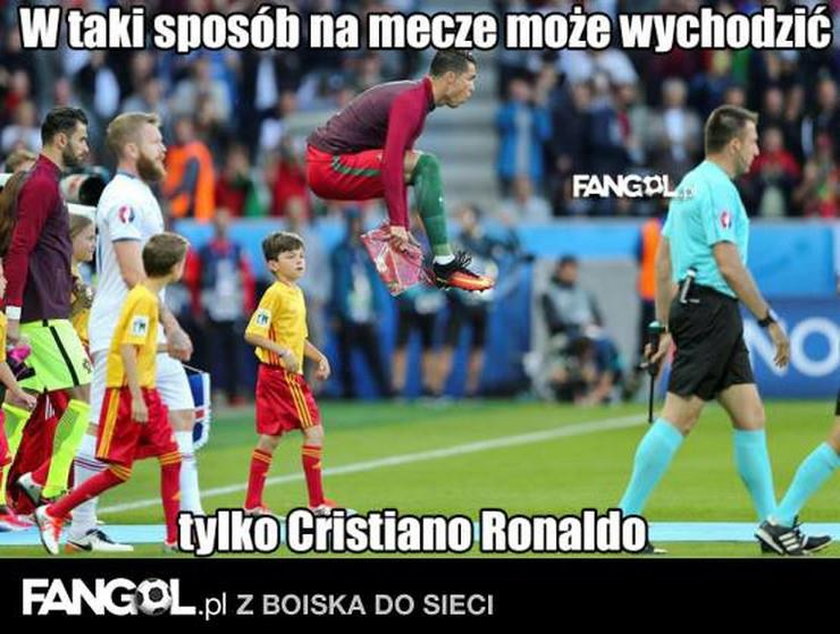 Cristiano Ronaldo nie dał rady Wikingom. MEMY