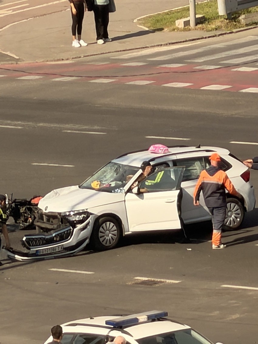 Saobraćajna nesreća na Novom Beogradu 