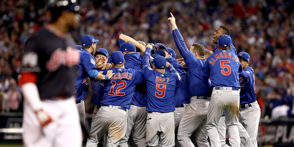 The best photos from the Chicago Cubs' incredible win in Game 7 of the World Series