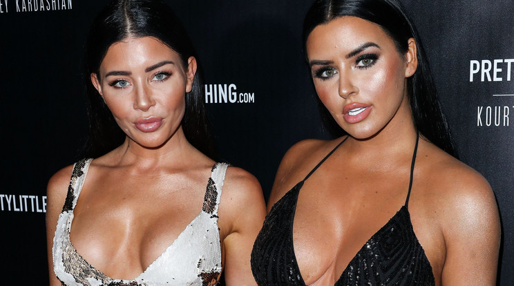 Gemma Lee Farrell és Abigail Ratchford merész ruhát választottak /Fotó: Northfoto