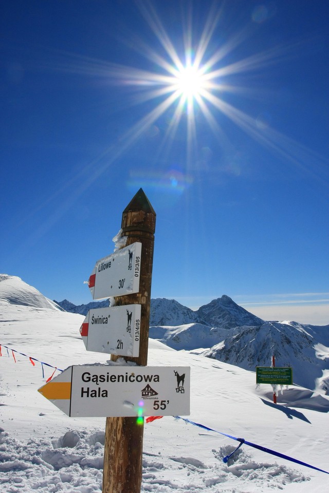 TATRY ZIMA NA KASPROWYM WIERCHU