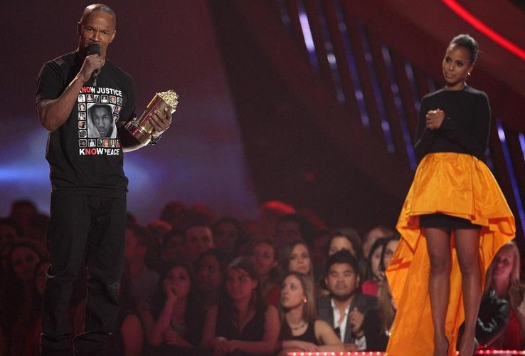 Jamie Foxx na gali MTV Movie Awards 2013