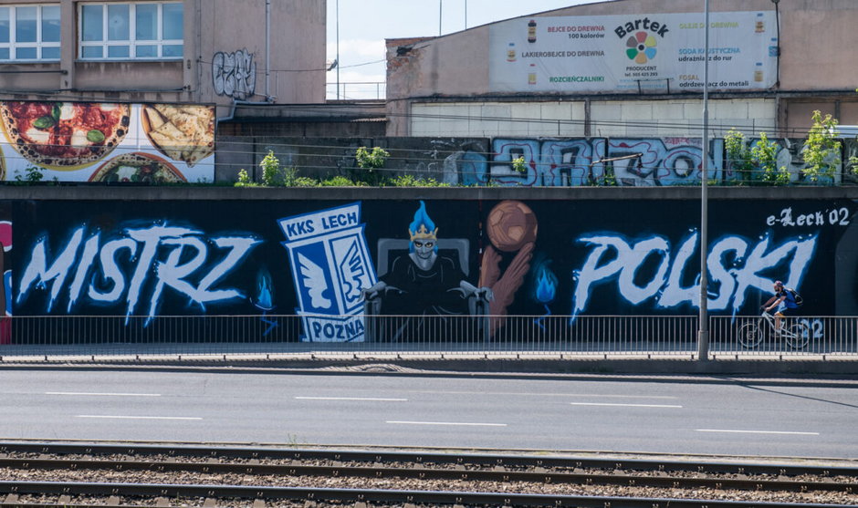 Mural przy ul. Hetmańskiej w Poznaniu