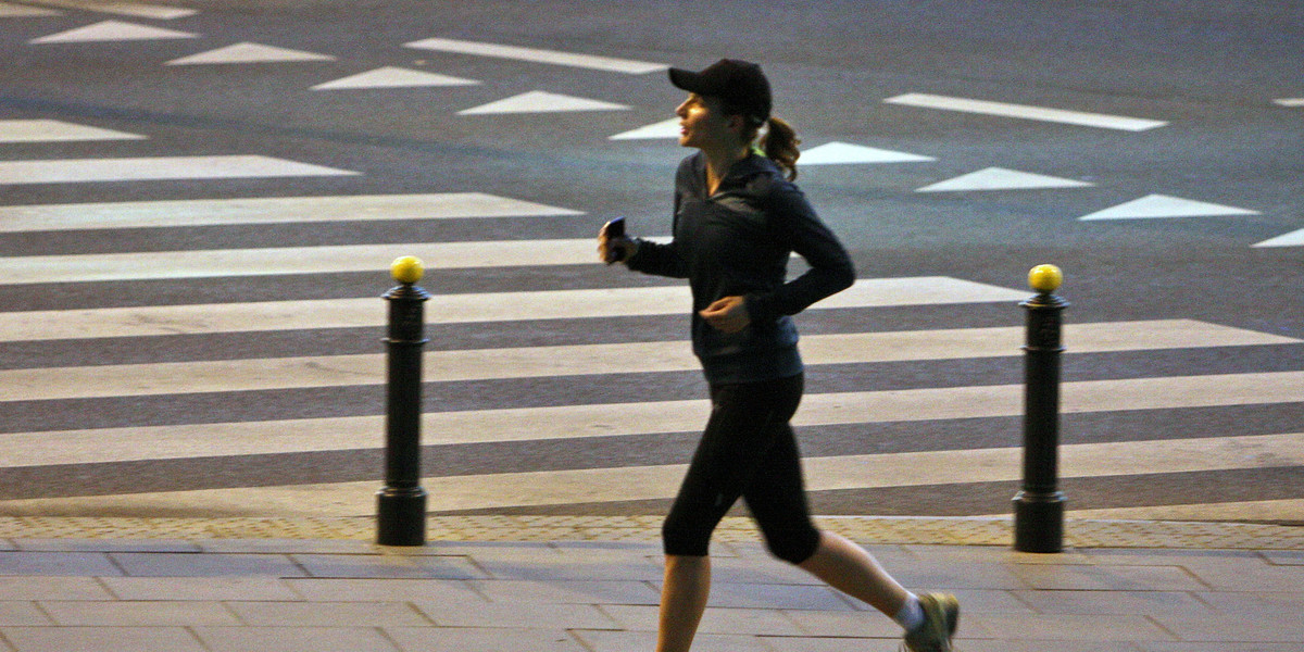 Anna Dereszowska uprawia joging 