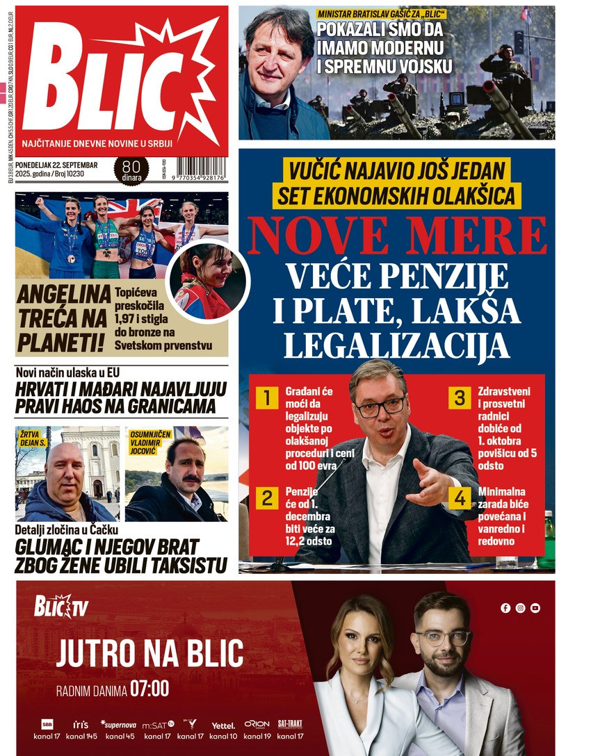 Naslovna strana za 22.9.