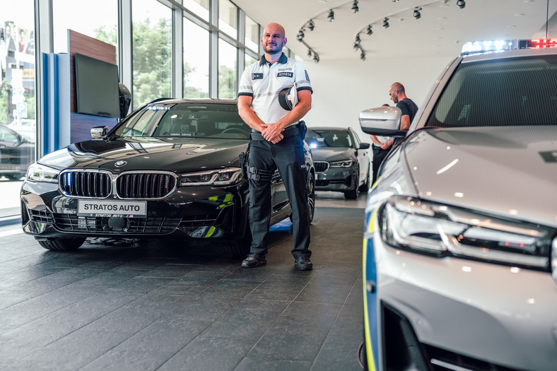 BMW 540i xDrive Touring czeskiej policji