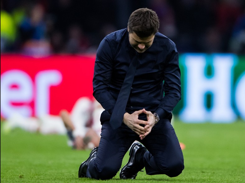 Mauricio Pochettino reaction, cries 