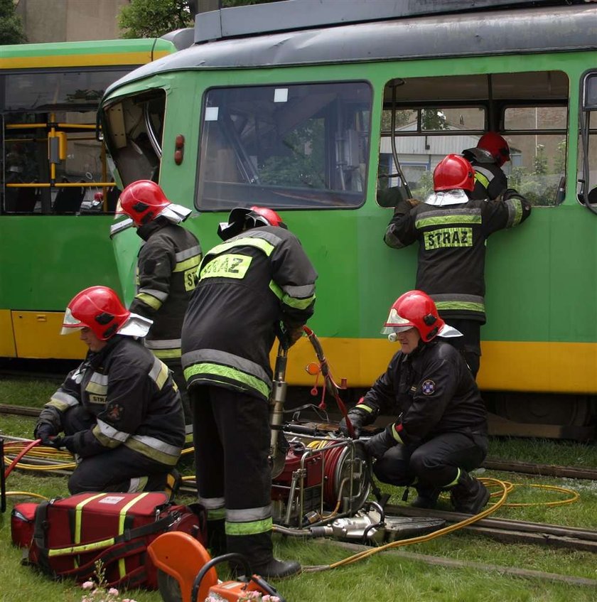 Zderzenie tramwajów w Poznaniu